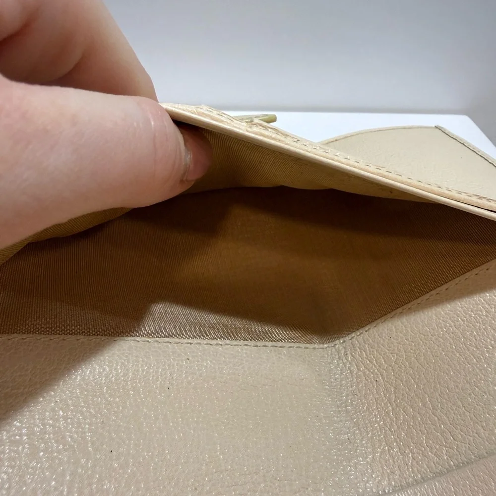 Christian Dior Trotteur Saddle Floral Embroidered Wallet